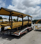 Japon Çatı Ahşap Çardak Kamelya 6 Kişilik Bahçe MasasıÇardakWoodzanya