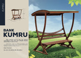 Ahşap Oturma Bankı Çatılı