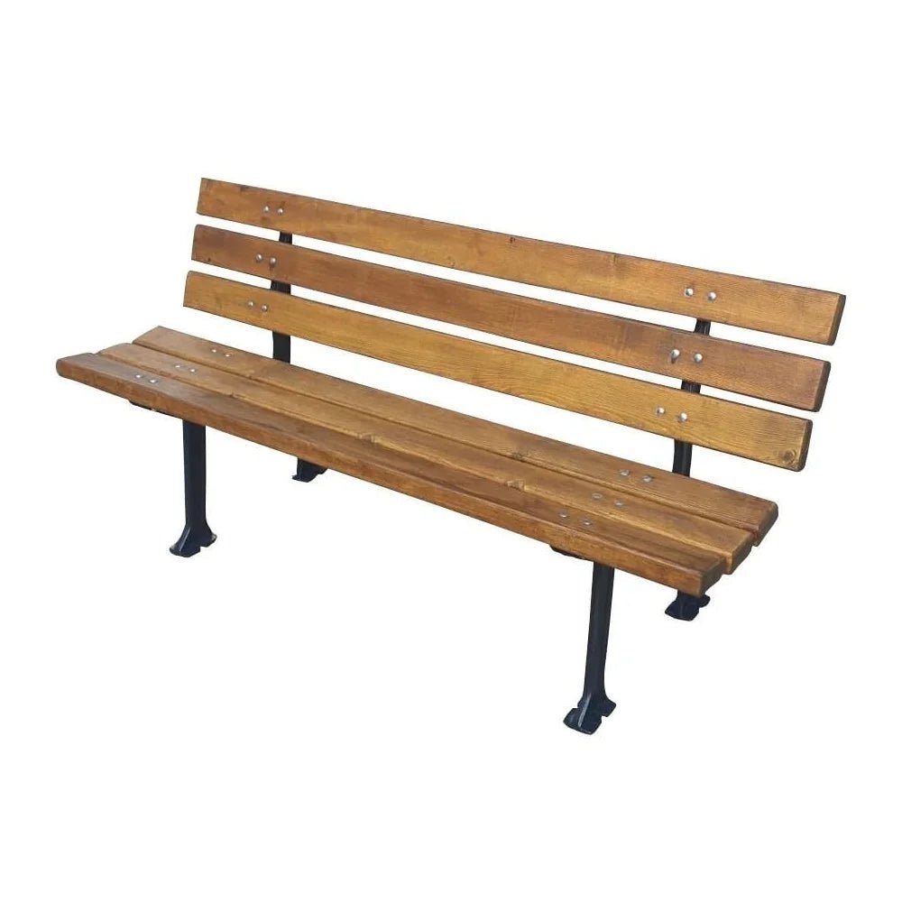 Pik Döküm Ayaklı Ahşap Oturma Bankı – Bahçe BankıAhşap Oturma BankıWoodzanya