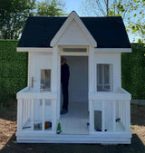 Verandalı Ahşap Çocuk Oyun Evi 3x2 6m2Ahşap Çocuk Oyun EviWoodzanya